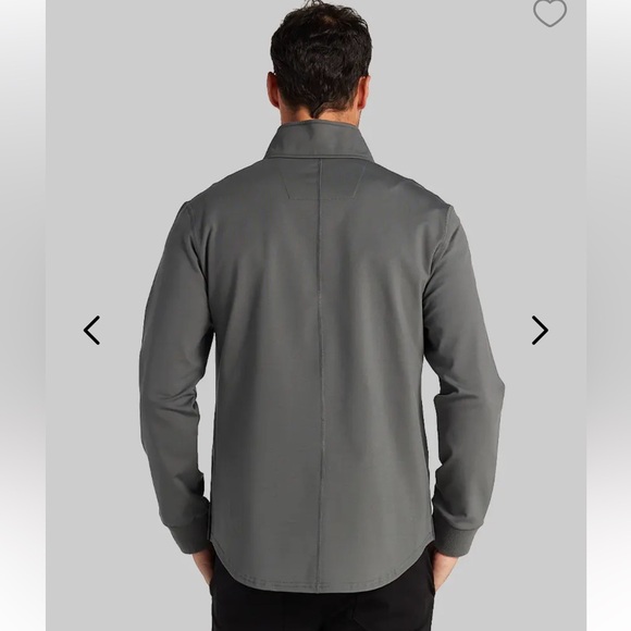 BYLT Basics Elite + Fairway Pullover Quarter Zip Charcoal Large - Picture 4 of 13